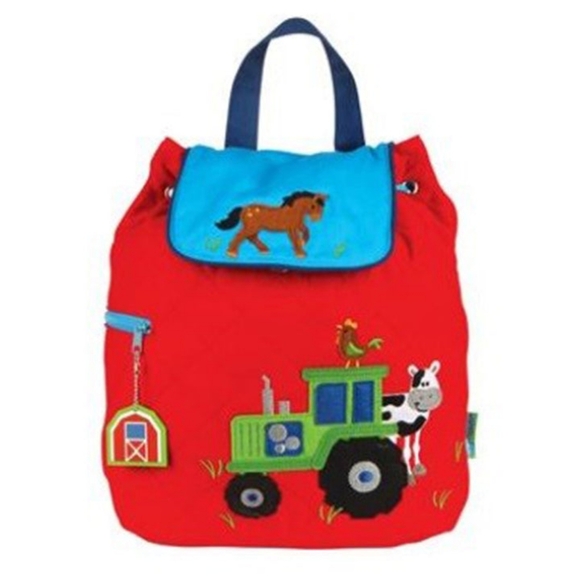 Stephen Joseph Boys' Padded Farm Design Backpack and Lunch Box - School Bags - Picture 1 of 16
